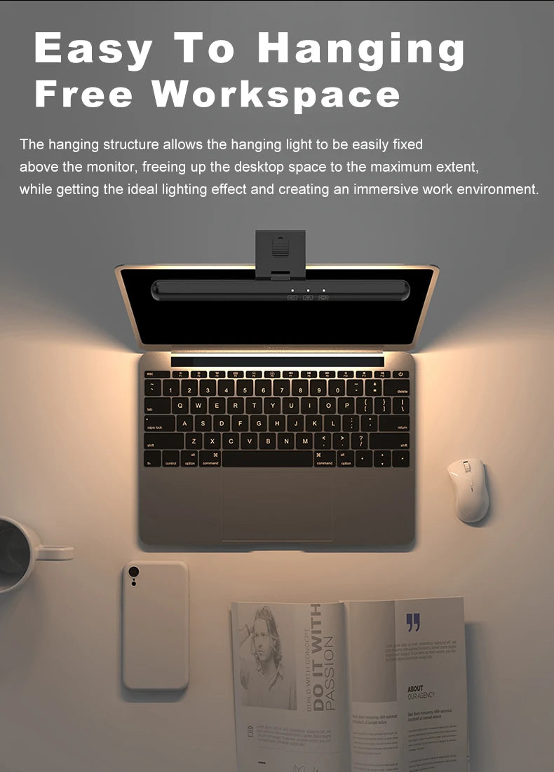 💡 Lampada da Scrivania LED Regolabile con Timer e Modalità Lettura