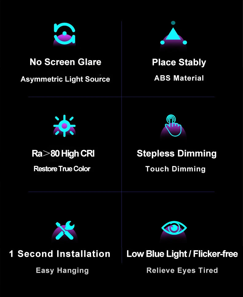 💡 Lampada da Scrivania LED Regolabile con Timer e Modalità Lettura