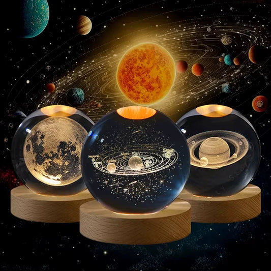 🪐 Lampada Notturna Sistema Solare 3D – Eleganza Cosmica per la Tua Casa
