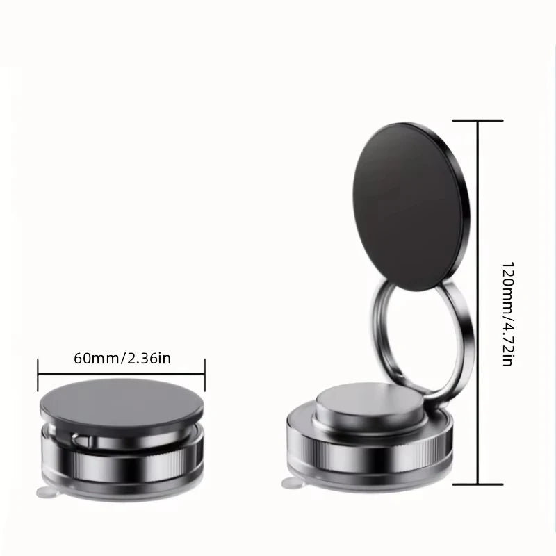 Supporto Magnetico 360° per Smartphone con Ventosa Ultra-Stabile