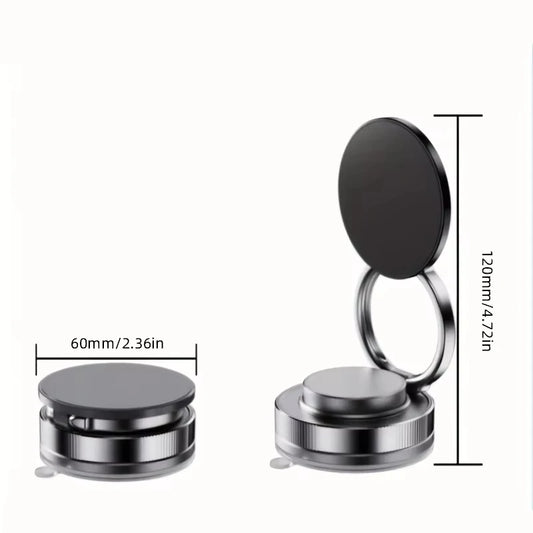 Supporto Magnetico 360° per Smartphone con Ventosa Ultra-Stabile
