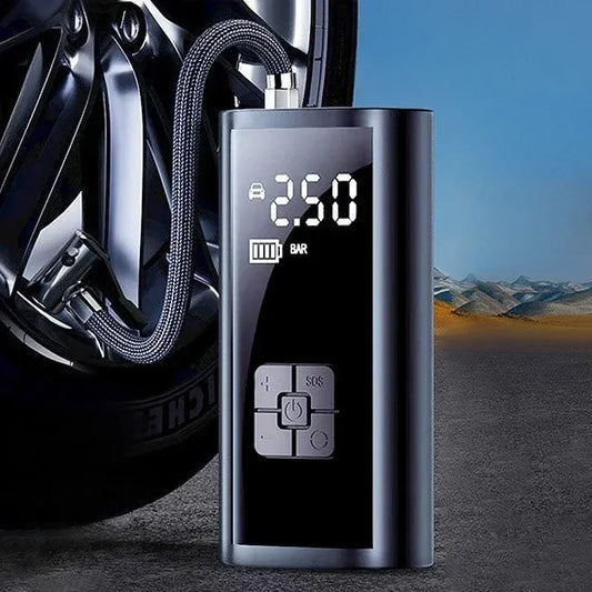 🚗 Compressore Elettrico Senza Fili – 150 PSI con LED, Ricaricabile e Portatile